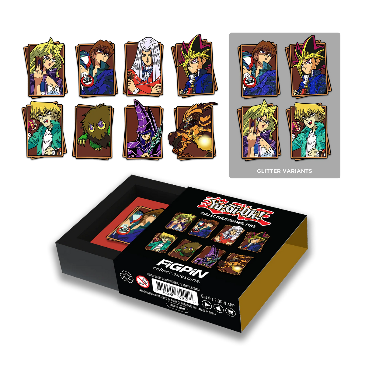 Yugioh FiGPiN Minis Mystery Series 1 Box Single Enamel Pin Official Konami