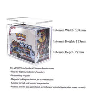 UV Pro-Safe Acrylic Display Hard Case Ultra Pokemon Booster Box Magnetic Lid