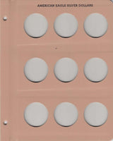 Dansco Album 7182 For American Silver Eagles Coins 2021-2029 ASE Collection
