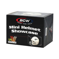 (CASE of 8) BCW Mini Helmet Showcase - UV