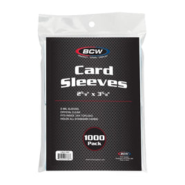 BCW Standard Card Sleeves - 1000 Pack