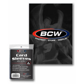 CASE BCW Standard Trading Card Sleeves (100 Packs)