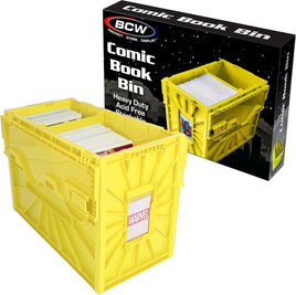 BCW Yellow Comic Book short Bin