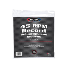 BCW 45 RPM Record Sleeves
