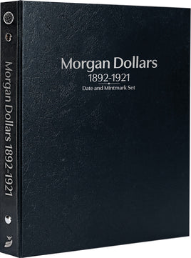 Whitman Prestige Coin Album - Morgan Dollars: 1892-1921 Date & Mintmark Set (Black)