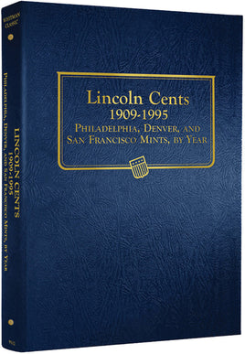 Whitman U.S. Lincoln Cents: 1909-1995 - Classic Coin Album 9112