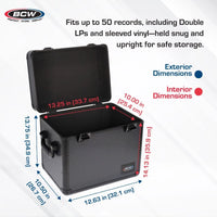 BCW Locking Case 33RPM 12 Inch LP Vinyl Record Album