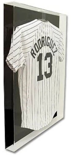 BCW Deluxe Acrylic Large Jersey Display Case with BLACK Back #AD19