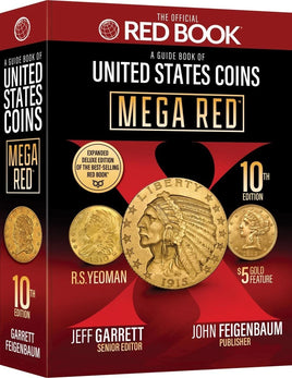 2026 Mega Red Book For United States Coins Expanded Guide Whitman Catalog 10