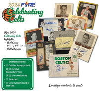 2024 FYRE Celebrating Celts - 3 Boston Celtics cards per box (1 Auto per box)