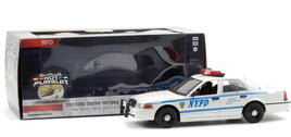 2011 Ford Crown Victoria Interceptor - NYPD 1:24 Scale Model - Greenlight 85513