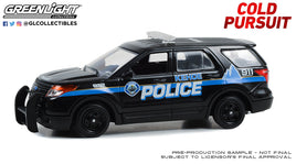 2013 FORD POLICE INTERCEPTOR UTILITY "COLD PURSUIT" MOVIE 1/43 GREENLIGHT 86637