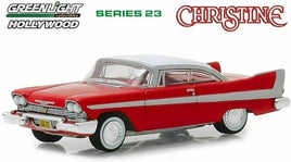 Greenlight 1:64 Hollywood Series 23 - Christine - 1958 Plymouth Fury (Red/White Roof)