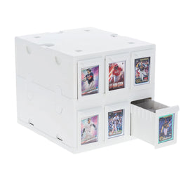 BCW 6 Drawer White Card Catalog