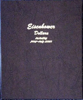 Dansco Album For US Eisenhower Dollar Coins w/ Proofs, 1971-1978 Model 8176