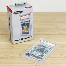 BCW Graded Card Bumper For PSA Certified Slab Clear 6 Silicone Egde Protection