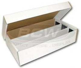 BCW Super Triple Shoe Baseball Trading Card Boxes 3000 count 3 row box