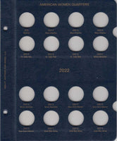 American Women Quarters PDS Album Collection 2022-2025 Coins By Whitman 4998