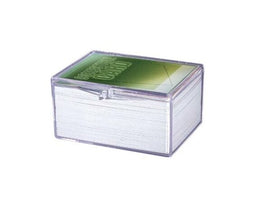 ULTRA PRO 100 COUNT CLEAR HINGED CARD STORAGE BOXES