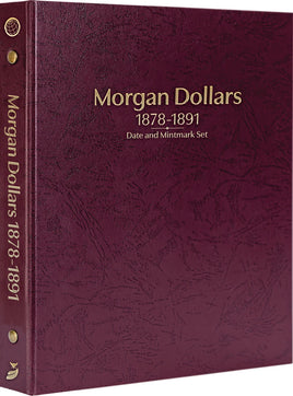 Whitman Prestige™ Coin Album - Morgan Dollars: 1878-1891 Date & Mintmark Set