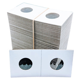 100 2x2 Guardhouse Nickel Coin Holders Mylar Cardboard Storage 5 Cent Flip