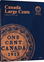 Whitman Blue Coin Folder 2478 Canada Large Cents 1858-1920 Album / Book