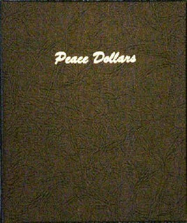 Dansco Album For US Peace Dollars 1921-1935 Coins New 7175