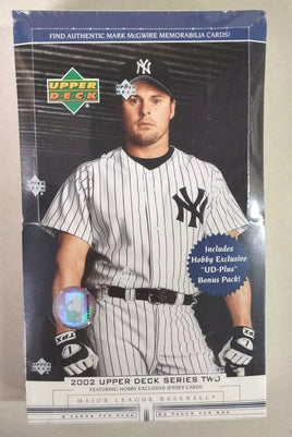 2002 Upper Deck BASEBALL Series 2- 24 Pack Factory Sealed Hobby Box