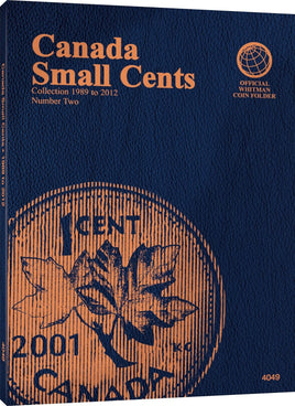 Whitman Coin Folder 4049 Canada Small Cents Vol 2 1989 - 2012 Album / Book