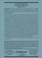 Whitman Coin Folder 4049 Canada Small Cents Vol 2 1989 - 2012 Album / Book