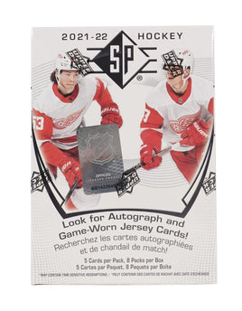 2021-22 Upper Deck SP Hockey 8-Pack Blaster 20-Box Case