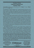Canada Nickels (5 Cents) #3 - Starting 2013 - Official Whitman Coin Folder