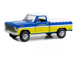 1969 Ford F-100 w/Bed Cover - Goodyear Tires 1:24 Scale Model - 85073-TS