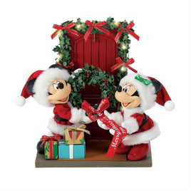 Front Door Santa & Miss Claus Mickey & Minnie By Possible Dreams
