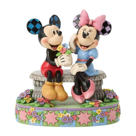 Jim Shore Disney Traditions Mickey & Minnie A Blooming Romance #6017845