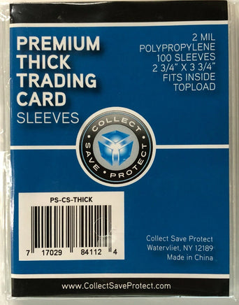 CSP Thick Jersey Card Penny Sleeves Clear ~Pack of 100| Hill City Collectibles CSP Thick Jersey Card Penny Sleeves Clear ~Pack of 100| Hill City Collectibles
