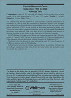 Lincoln Memorial Cents #2: 1999-2008 - Official Whitman Coin Folder