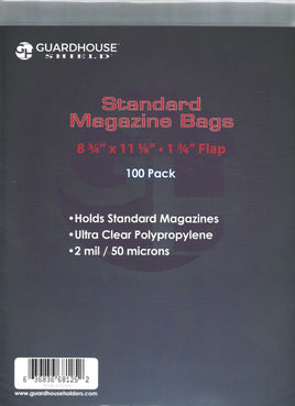 Guardhouse Shield Bag for Standard Magazines - 8 3/4 x 11 1/8 + 1 3/4 flap