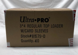 Case of Ultra Pro 3x4 standard toploaders with sleeves 25ct (1000 total)