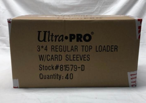 Case of Ultra Pro 3x4 standard toploaders with sleeves 25ct (1000 tota| Hill City Collectibles