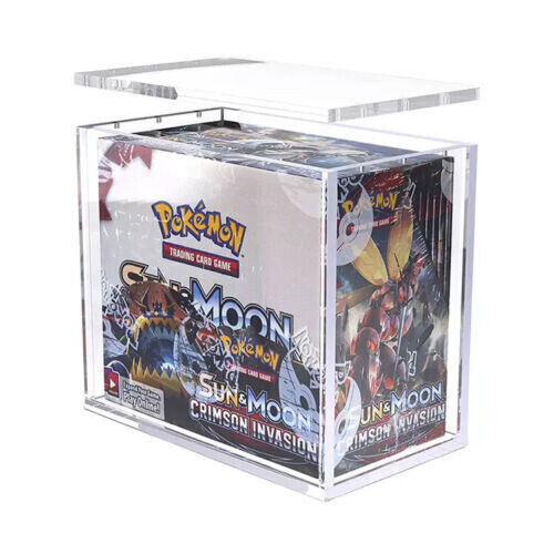 UV Pro-Safe Acrylic Display Hard Case Ultra Pokemon Booster Box Magnet| Hill City Collectibles UV Pro-Safe Acrylic Display Hard Case Ultra Pokemon Booster Box Magnet| Hill City Collectibles