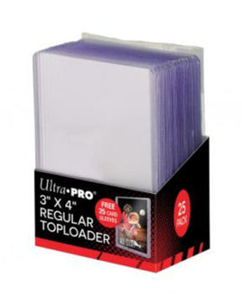 Ultra Pro 3x4 standard toploaders with sleeves 25ct
