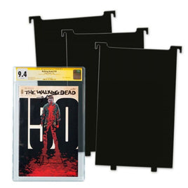 BCW Graded Comic Book Bin Extra Partitions 3 Pack Black