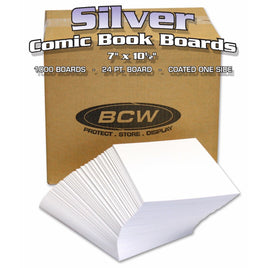 BCW Bulk Silver Comic Backing Boards