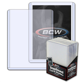 Case (1000) BCW 3x4 Standard Card Toploaders 40 packs