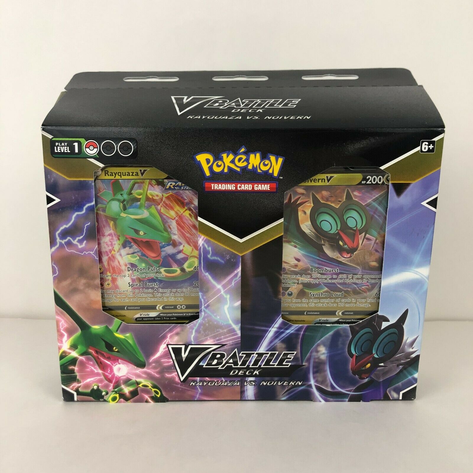 Pokemon rayquaza noivern v battle deck bundle box outlets case 6