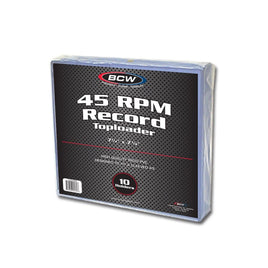 45 RPM Record Toploaders BCW