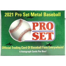 2021 Leaf Pro Set Metal Baseball Hobby Box