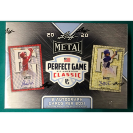 2020 Leaf Metal Perfect Game Classic Baseball Hobby Box