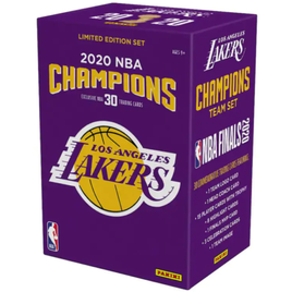 2020 Panini Los Angeles Lakers Championship Box Limited 30 Card Set